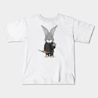 Rabbit gangster Kids T-Shirt